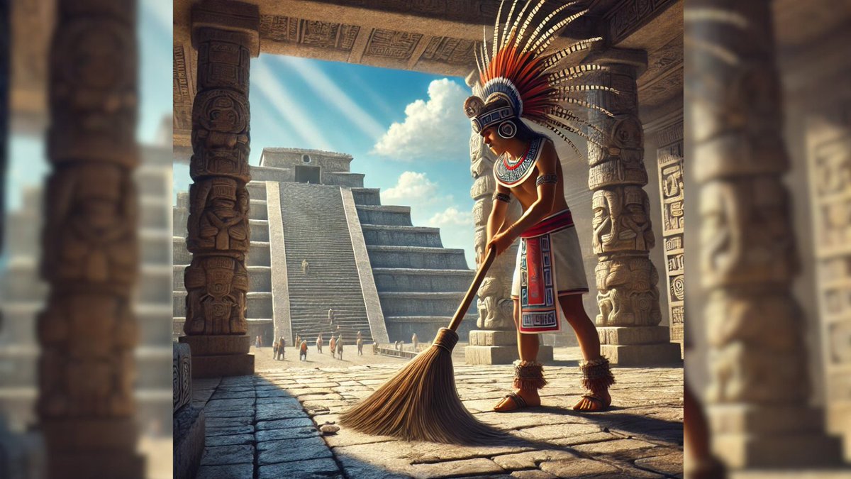 Pourquoi passer le balai était-il aussi important chez les Aztèques ?

➡ wp.me/p6oD4J-2Vs