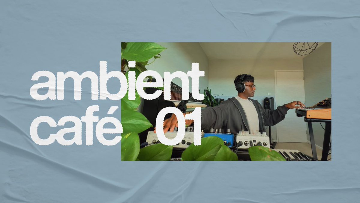 Cephas Azariah (@cephasazariah) on Twitter photo ambient café 01 - mindful music for a moment of calm youtu.be/-zf1uCc3zGA?si… via <a href="/YouTube/">YouTube</a> tomorrow - Wednesday at 1pm GMT. #ambient ambient café 01 - mindful music for a moment of calm youtu.be/-zf1uCc3zGA?si… via <a href="/YouTube/">YouTube</a> tomorrow - Wednesday at 1pm GMT. #ambient