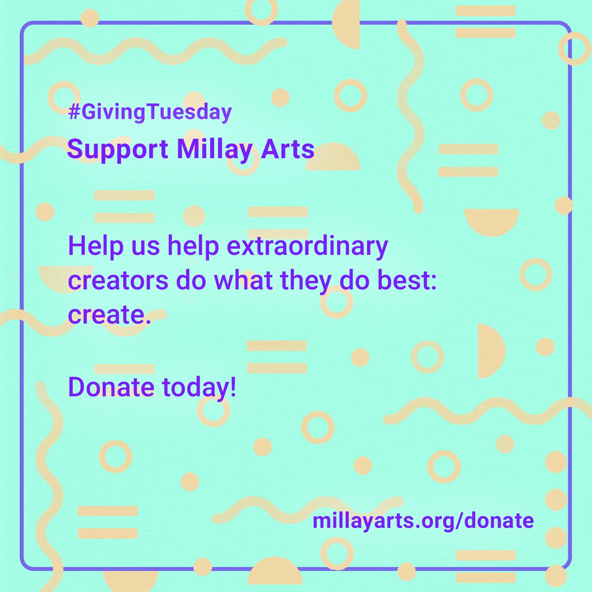 yes, it's that day again...

ART MATTERS, ARTISTS MATTER
GIVE NOW
givebutter.com/mcmckB