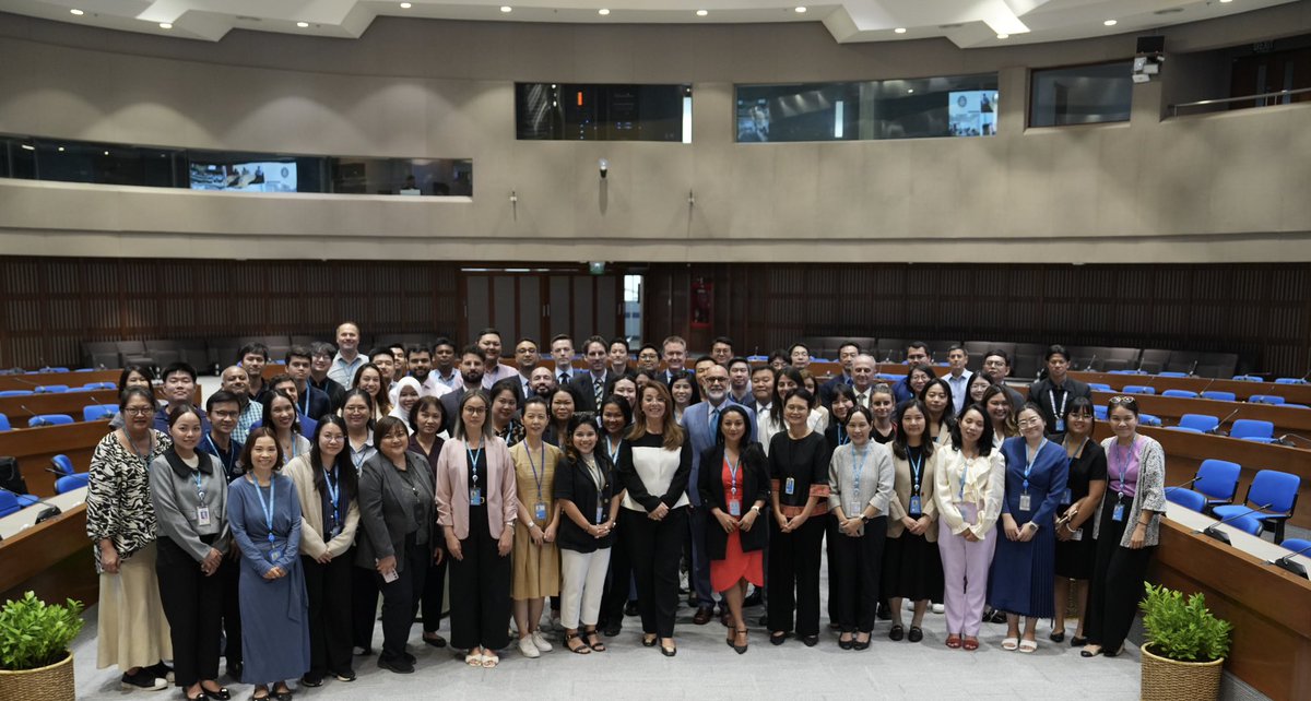 Ghada Fathi Waly (@ghadafathiwaly) on Twitter photo A highlight of my visit to Thailand was meeting the incredible <a href="/UNODC/">UN Office on Drugs & Crime</a> staff of our Southeast Asia office.
I was inspired learning about their successes and discussing how to jointly overcome challenges.
I’m grateful for their hard work and dedication. A highlight of my visit to Thailand was meeting the incredible <a href="/UNODC/">UN Office on Drugs & Crime</a> staff of our Southeast Asia office.
I was inspired learning about their successes and discussing how to jointly overcome challenges.
I’m grateful for their hard work and dedication.