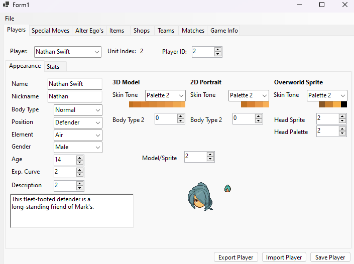 I'm working on a new release of the Inazuma Eleven Editor and would love input from the community. What features do you use most and think need improvement? I'm also open to suggestions for new features or ways to optimize the process of modding even more.