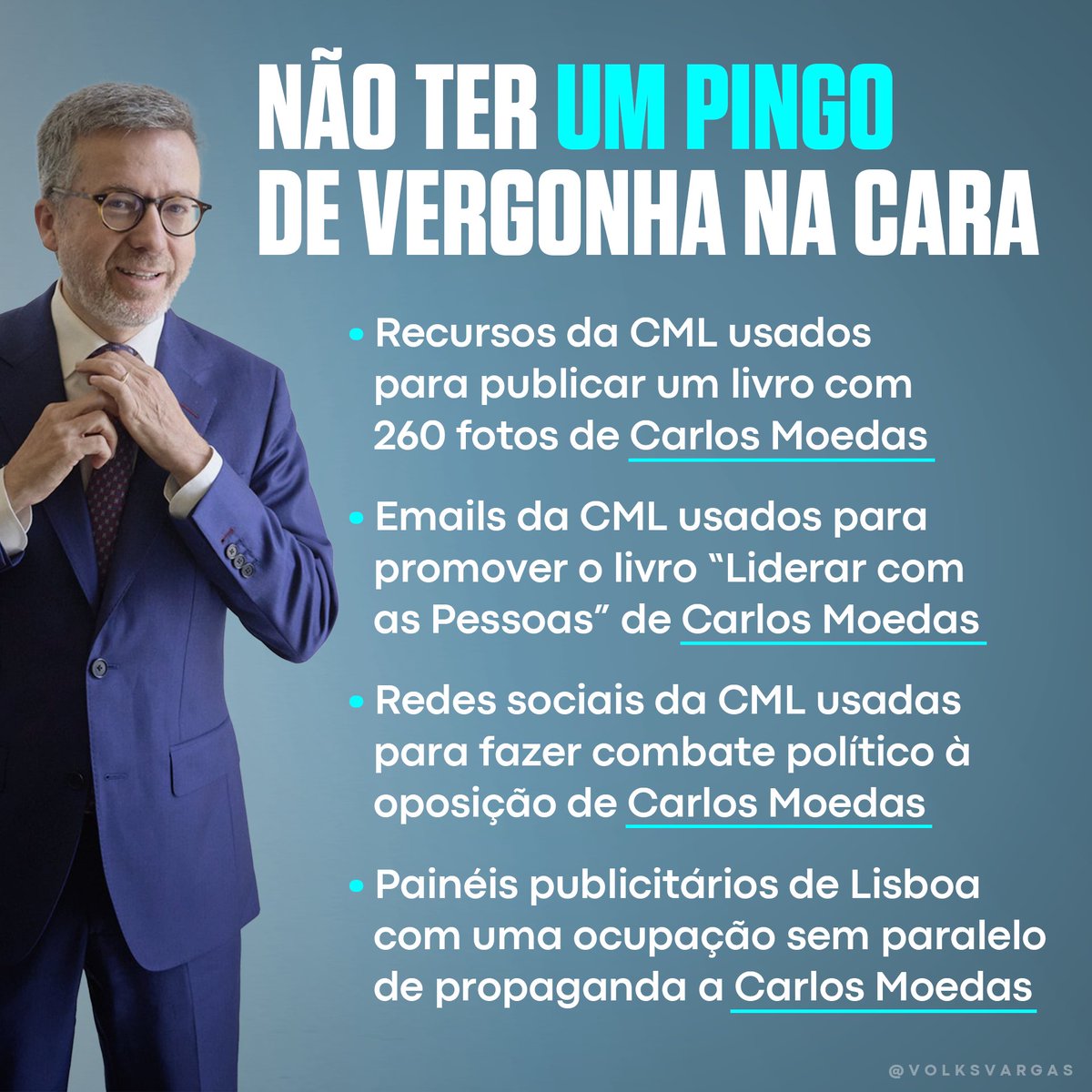 Uma nova forma de estar na política, dizia ele