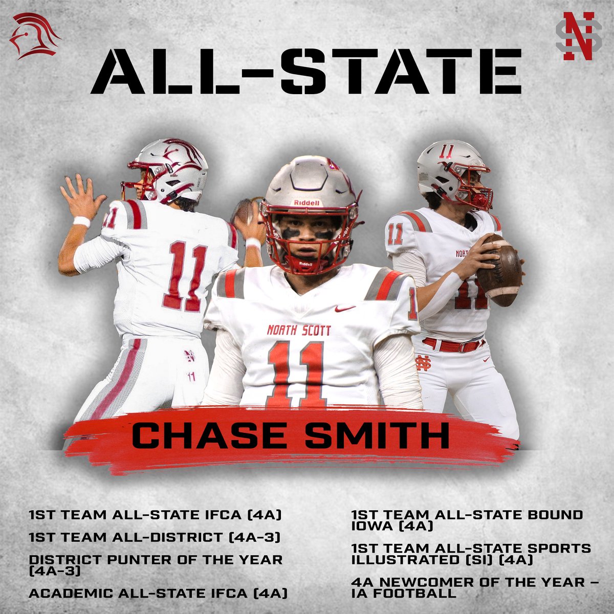 Chase Smith (@chase_smith_ns) on Twitter photo Honor to Lead this great team, to play for Coach Tippet and the entire coaching staff, and to be a member of the NS Football Family. Thank you Lancer Nation. <a href="/Lancer_FB/">Coach Tippet</a> <a href="/Summit_Sports_/">Summit Sports Solutions</a> <a href="/QBCoachHolc/">Greg Holcomb</a> <a href="/QBHitList/">QBHitList.com</a> <a href="/Bound_IA/">Bound Iowa</a> <a href="/PrepRedzoneIA/">Prep Redzone Iowa</a> @allenTrieu <a href="/RobHoweHN/">Rob Howe 🇺🇸🇺🇦</a> Honor to Lead this great team, to play for Coach Tippet and the entire coaching staff, and to be a member of the NS Football Family. Thank you Lancer Nation. <a href="/Lancer_FB/">Coach Tippet</a> <a href="/Summit_Sports_/">Summit Sports Solutions</a> <a href="/QBCoachHolc/">Greg Holcomb</a> <a href="/QBHitList/">QBHitList.com</a> <a href="/Bound_IA/">Bound Iowa</a> <a href="/PrepRedzoneIA/">Prep Redzone Iowa</a> @allenTrieu <a href="/RobHoweHN/">Rob Howe 🇺🇸🇺🇦</a>