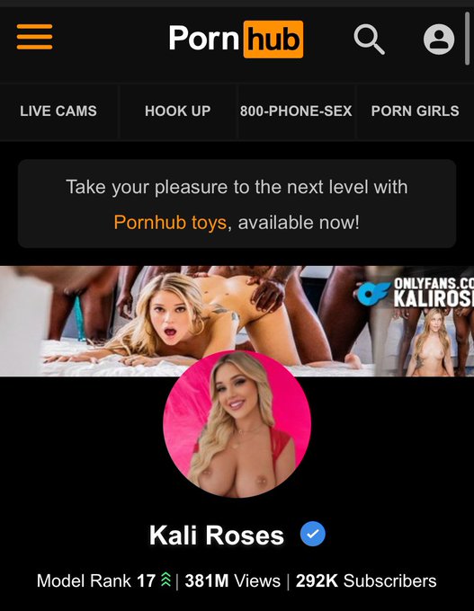 Watch Kali Roses 🌹's leaked NSFW photo on TwXstars