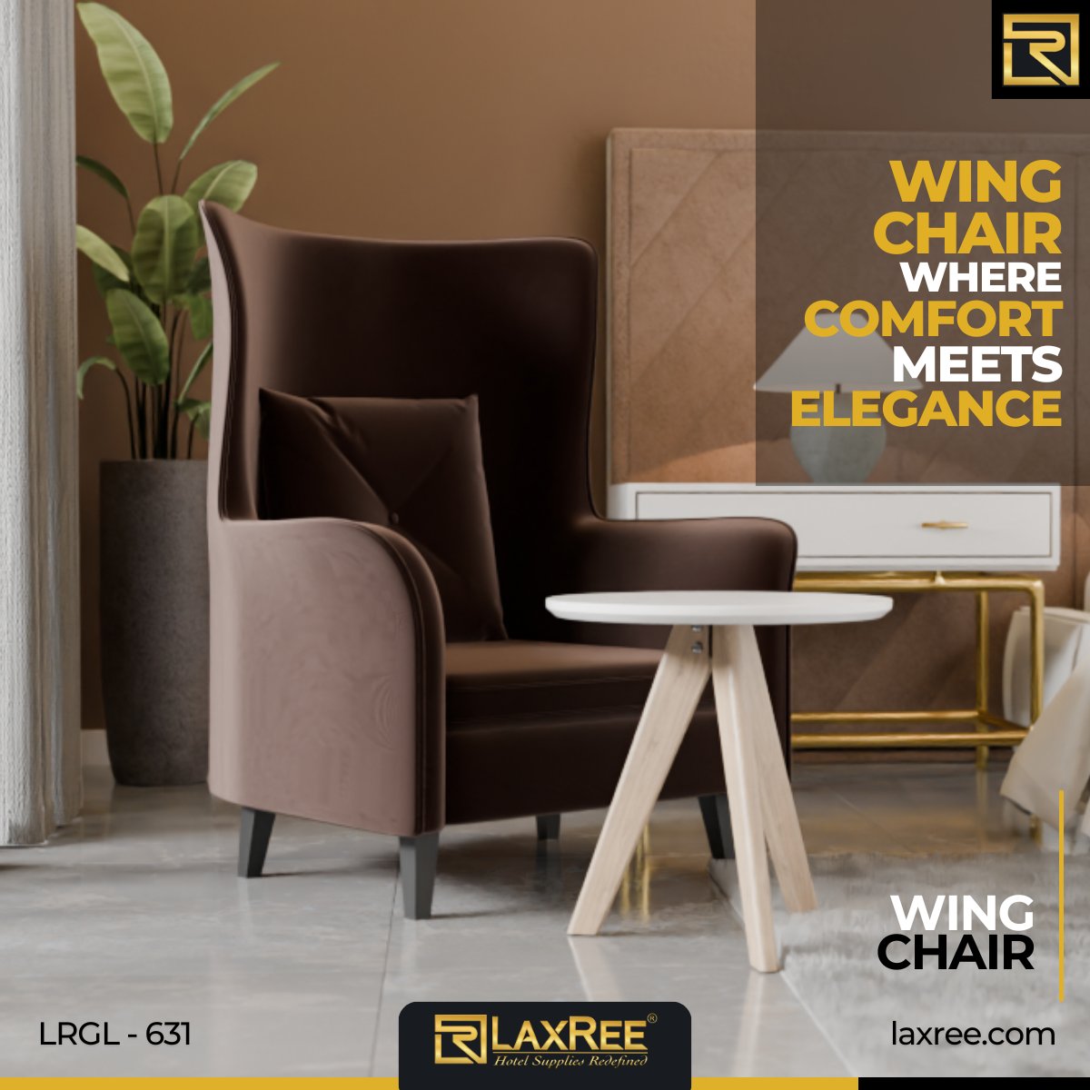 LaxReeOfficial's tweet image. Elevate your spaces with a touch of sophistication!
LaxRee Wing Chair
🔹 Supreme Comfort
🔹 Timeless Elegance
🔹 Built to Last

#WingChair #LaxReeAmenities #ComfortMeetsElegance #InteriorDesign #LuxurySpaces #HospitalitySolutions #RedefineElegance