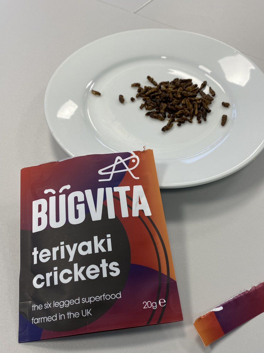 Our Food and Nutritional Sciences staff hosted one of today's sessions as part of the University's Festival of Futures. The session's focus was 'Foods for a Sustainable Future' and enabled attendees to learn more about this key global issue (and eat crickets!!)