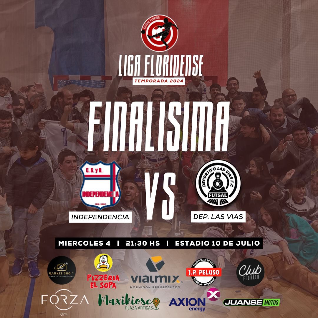 SE VIENE LA FINALISIMA DEL FLORIDENSE DE FUTSAL!