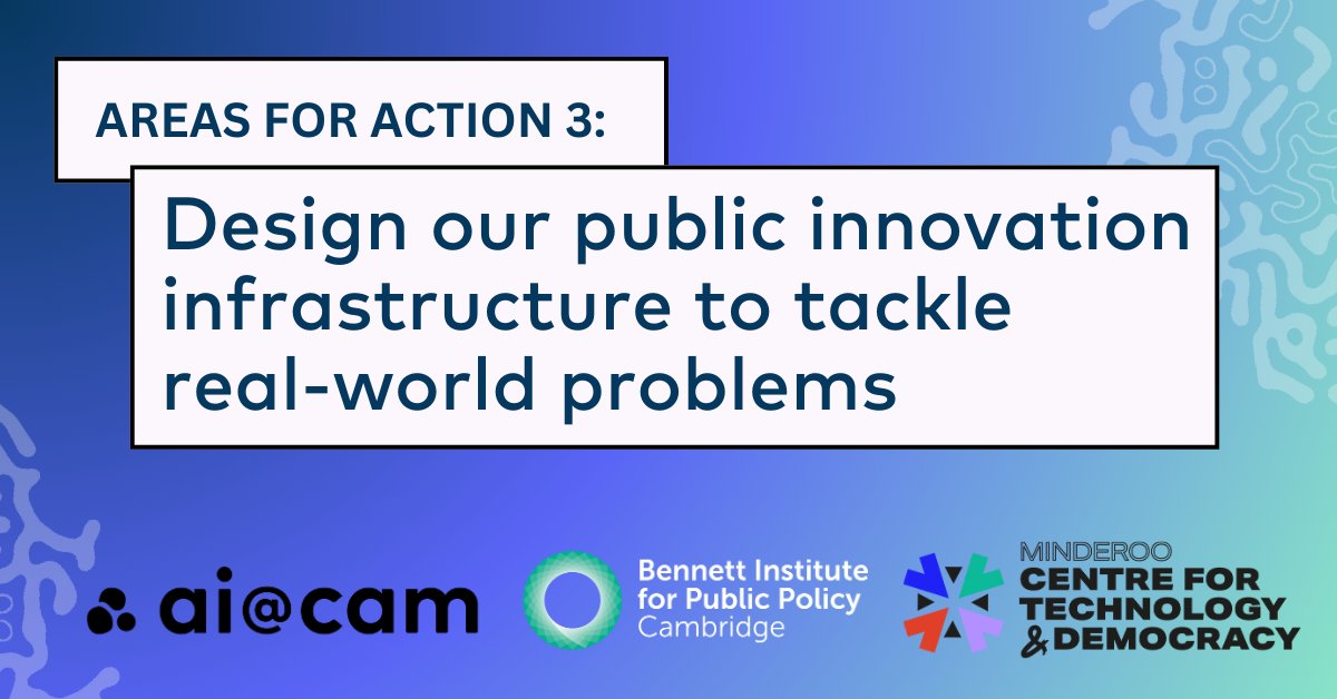 ai_cam_mission's tweet image. 3⃣ Design our public innovation infrastructure to tackle real-world problems

🔷 Investments in #HighPerformanceCompute (HPC) Facilities &amp;amp; policy initiatives such as the #NationalDataLibrary offer a route to building a public infrastructure for AI innovation.