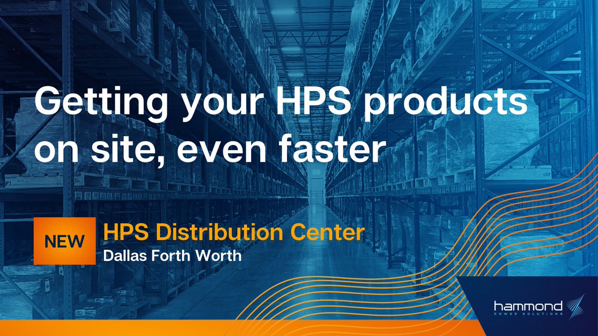 In early November, we proudly opened our 12th North American Distribution Center, a testament to our commitment to exceptional service and timely delivery. 

We’re excited to serve our customers even better with this new expansion!  americas.hammondpowersolutions.com/news/2024/nove…