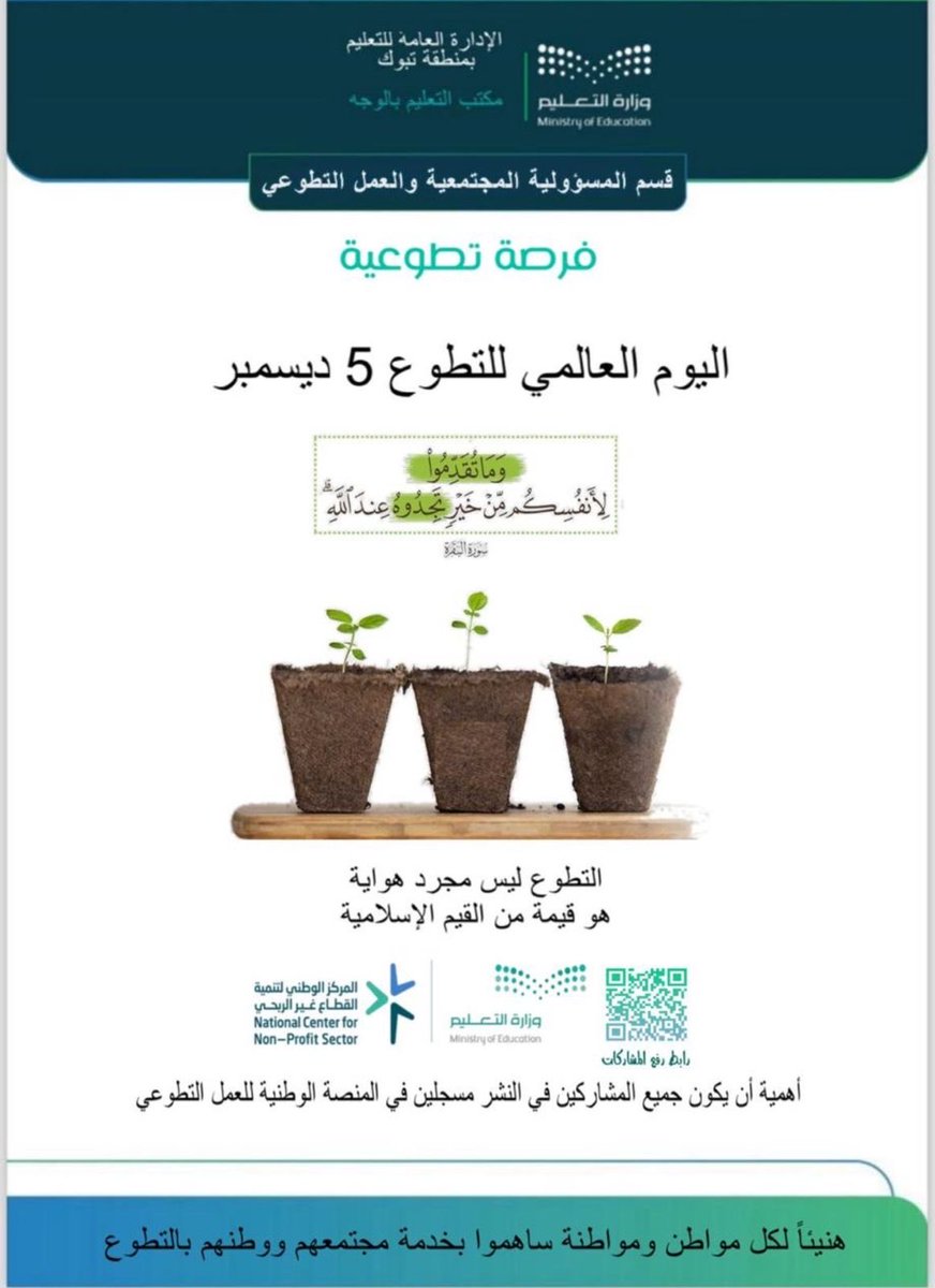 اليوم العالمي للتطوع 5 ديسمبر