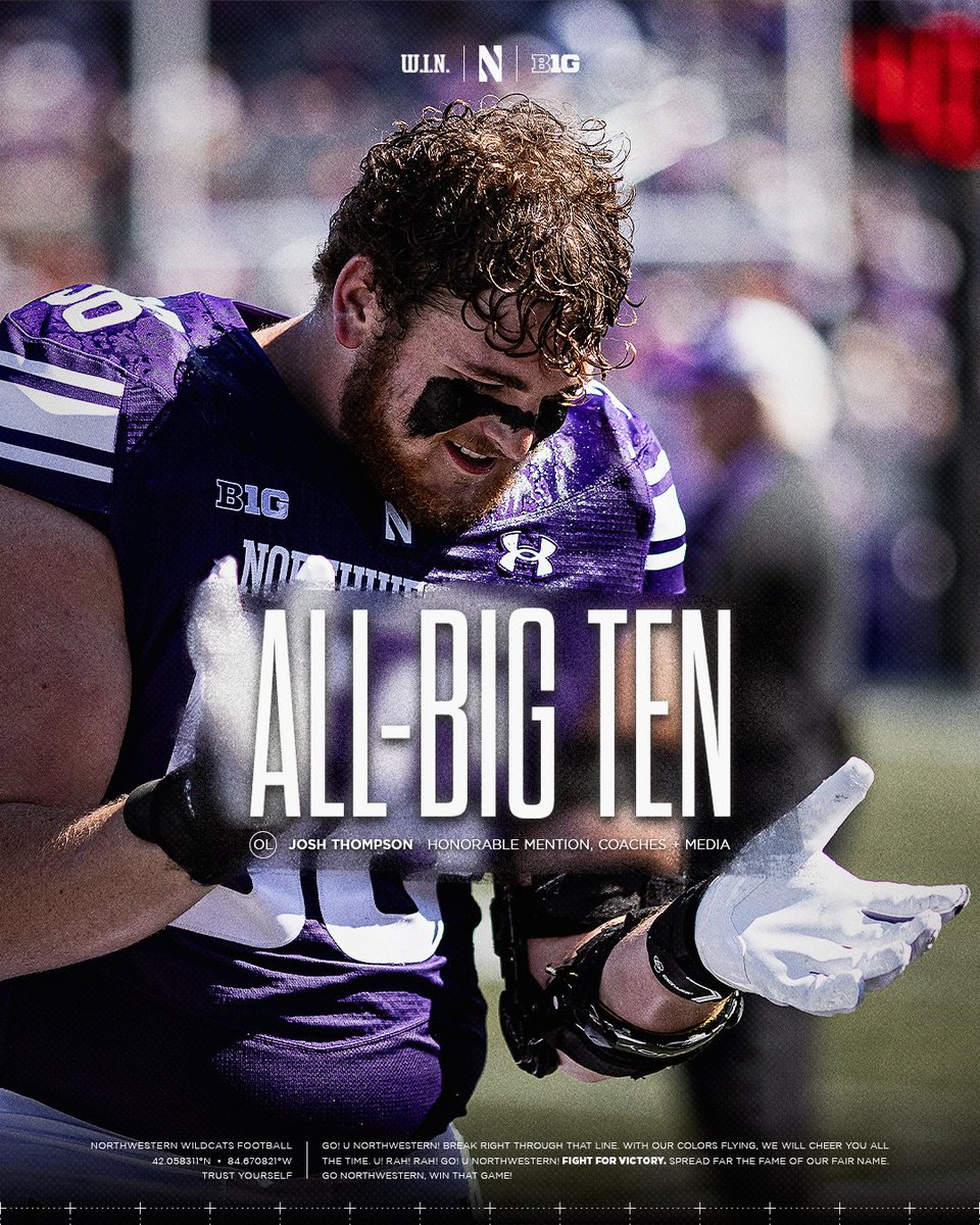 Josh Thompson: All-Big Ten 🏅

#GoCats x <a href="/ThompsonJoshMI/">Josh Thompson</a>