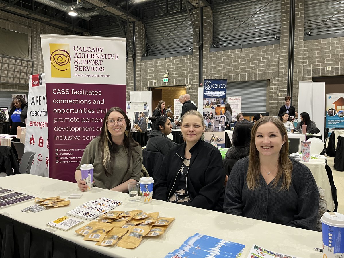 Join us at the IDPD Conference today inside the University of Calgary Macewan Student Centre. #casscommunity along with 40+ organizations are here until 2PM to greet you with warm smiles and goodies!