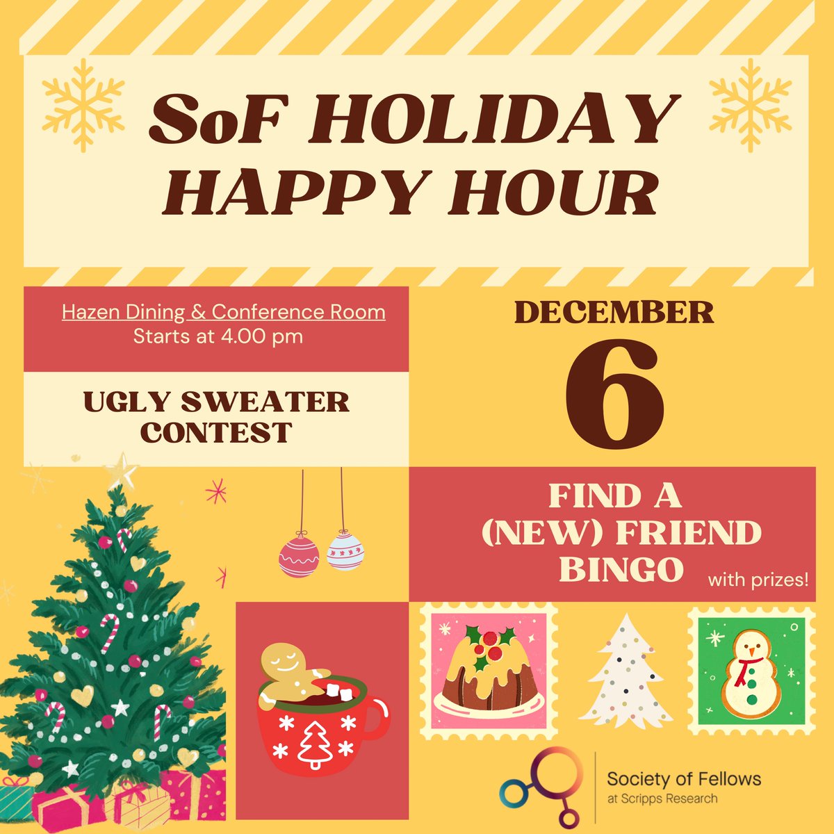 TSRISoF's tweet photo. sof holiday happy hour. very food much friends such wow https://t.co/ie7aHgrL9w