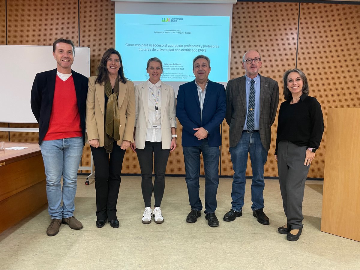 BioComp (@biocomp_uji) on Twitter photo <a href="/BioComp_UJI/">BioComp</a> Group has a new Associate Professor (Profesor Titular). Congrats <a href="/swiderek_k/">Katarzyna Świderek</a> and thanks to the members of the panel <a href="/inam_uji/">INAM UJI</a> <a href="/UJIuniversitat/">Universitat Jaume I</a> <a href="/BioComp_UJI/">BioComp</a> Group has a new Associate Professor (Profesor Titular). Congrats <a href="/swiderek_k/">Katarzyna Świderek</a> and thanks to the members of the panel <a href="/inam_uji/">INAM UJI</a> <a href="/UJIuniversitat/">Universitat Jaume I</a>
