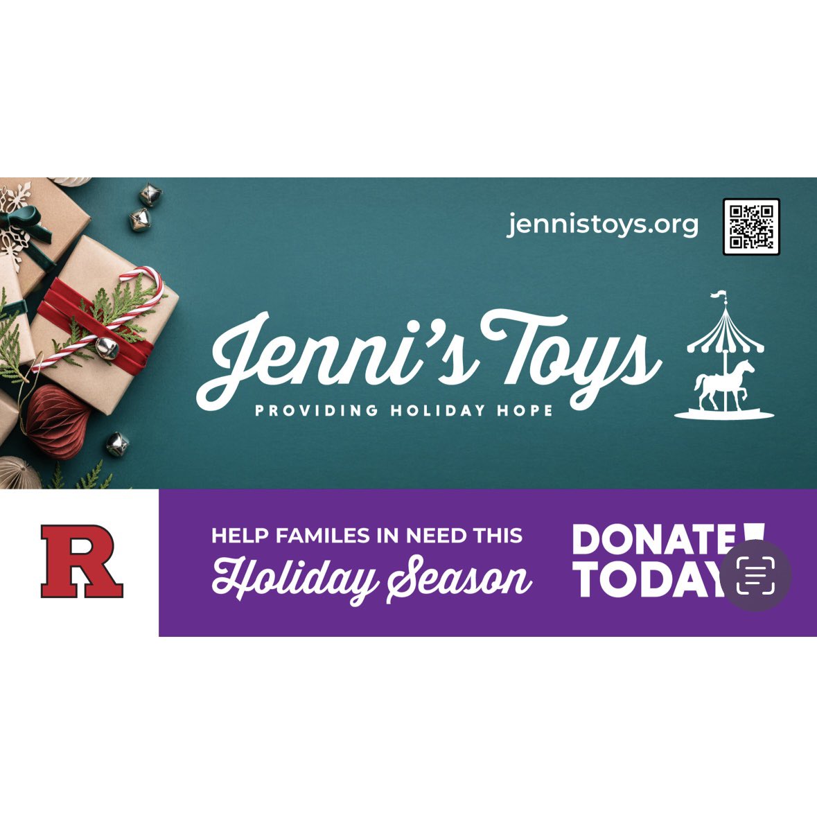 Shoutout to one of our own <a href="/RuFan130/">NetsTankSZN</a> and his family as they have the biggest year yet for Jenni’s Toys. Thank you for all your efforts to help our community and bring some holiday joy. Let’s show this awesome family and organization some Rutgers Love #jennistoys #GivingTuesday