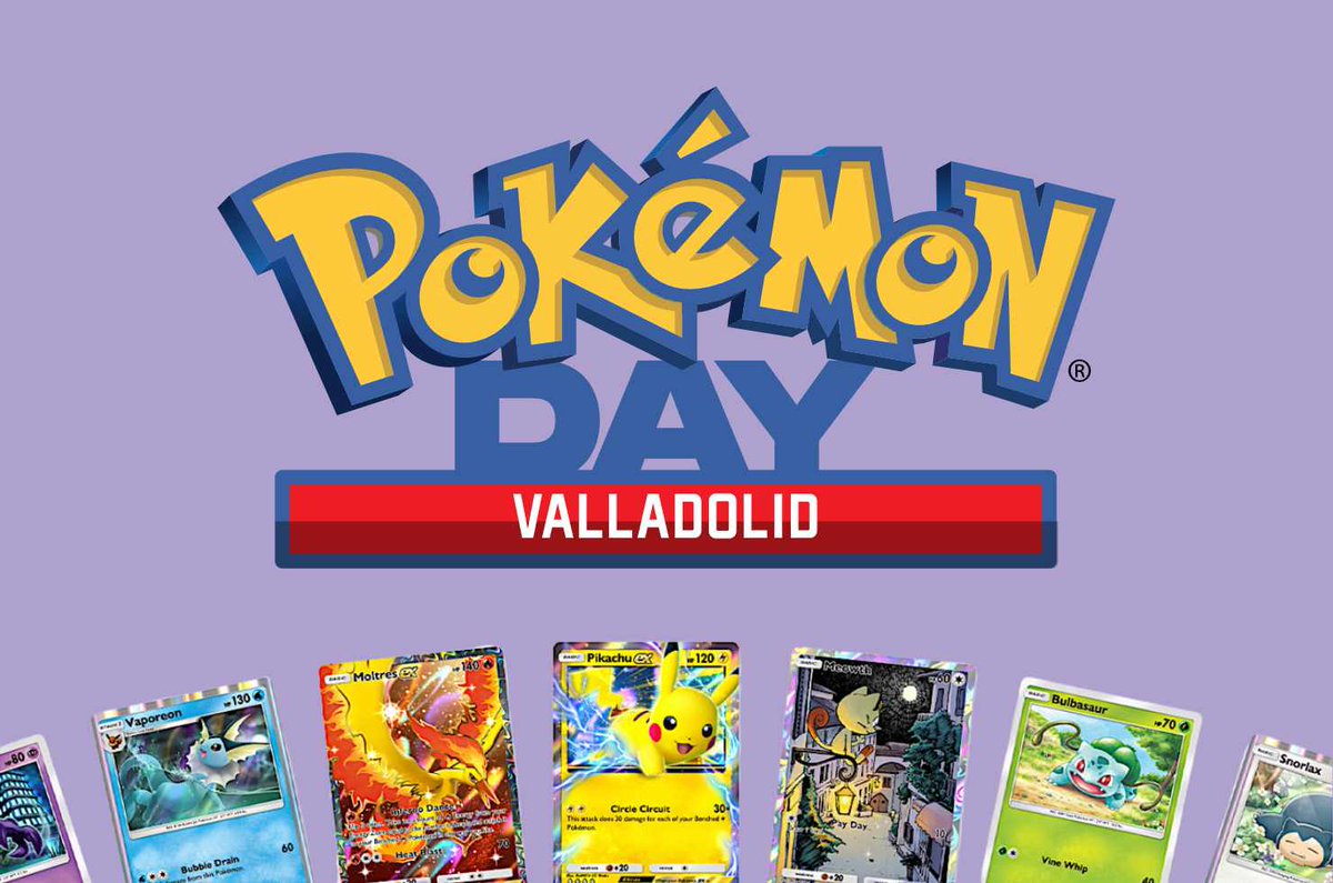 El próximo domingo 22 DIC de 17 a 21H disfruta en el #PokémonDayValladolid.
En esta actividad, VallaGOlid! se presenta como entidad y celebrará diversas actividades como torneos de juegos del mundo Pokémon. 
Puedes inscribirte a través de nuestra web:
espaciojovensur.org/agenda/pokemon…