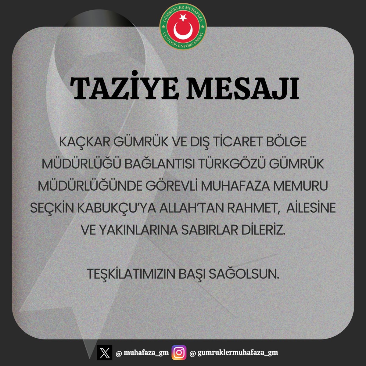 Gümrükler Muhafaza Genel Müdürlüğü (@muhafaza_gm) on Twitter photo 