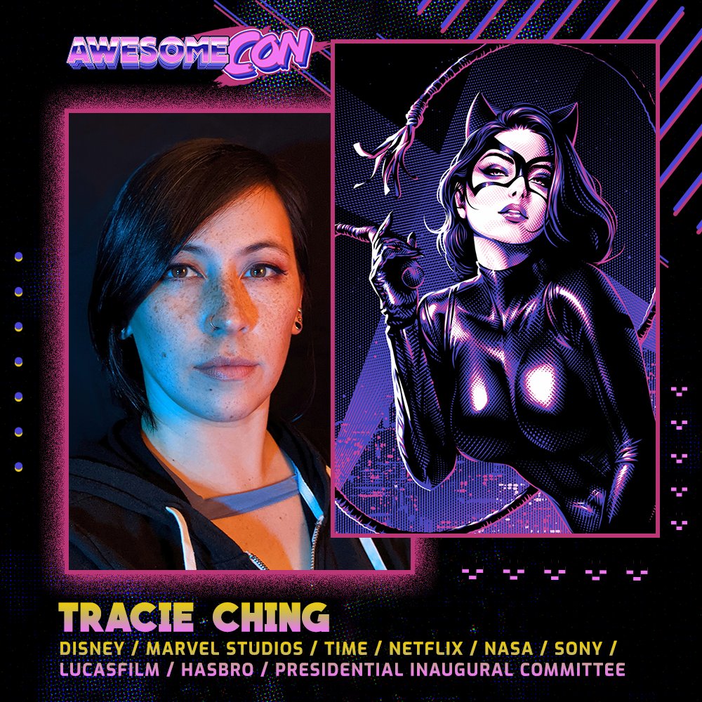 Awesome Con (@awesomecon) on Twitter photo 🎺 CREATOR ANNOUNCEMENT 🎺 Artist <a href="/tracieching/">Tracie Ching</a>—known for her work with Disney, Marvel Studios, Netflix, TIME, Lucasfilm, Hasbro, HYBE, Sony, NASA, and more—is coming to #AwesomeCon April 4-6, 2025!
✨ awesome-con.com/guest | 🎟️ awesome-con.com/badges 🎺 CREATOR ANNOUNCEMENT 🎺 Artist <a href="/tracieching/">Tracie Ching</a>—known for her work with Disney, Marvel Studios, Netflix, TIME, Lucasfilm, Hasbro, HYBE, Sony, NASA, and more—is coming to #AwesomeCon April 4-6, 2025!
✨ awesome-con.com/guest | 🎟️ awesome-con.com/badges