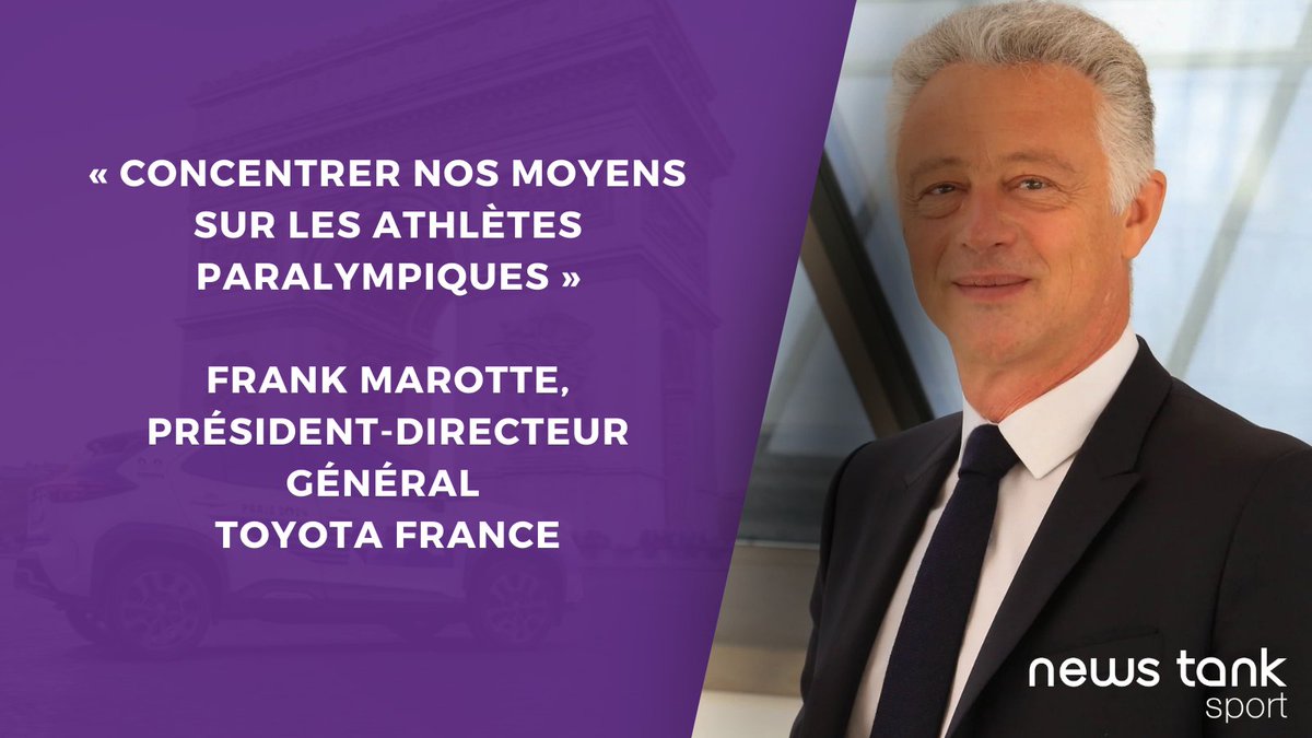 🚗<a href="/ToyotaFrance/">Toyota France</a>  renforce son engagement autour du para sport et étend son partenariat avec le Comité International Paralympique (<a href="/Paralympics/">Paralympic Games</a>).

Entretien avec Frank Marotte, PDG de Toyota France➡️sport.newstank.fr/article/view/3…
