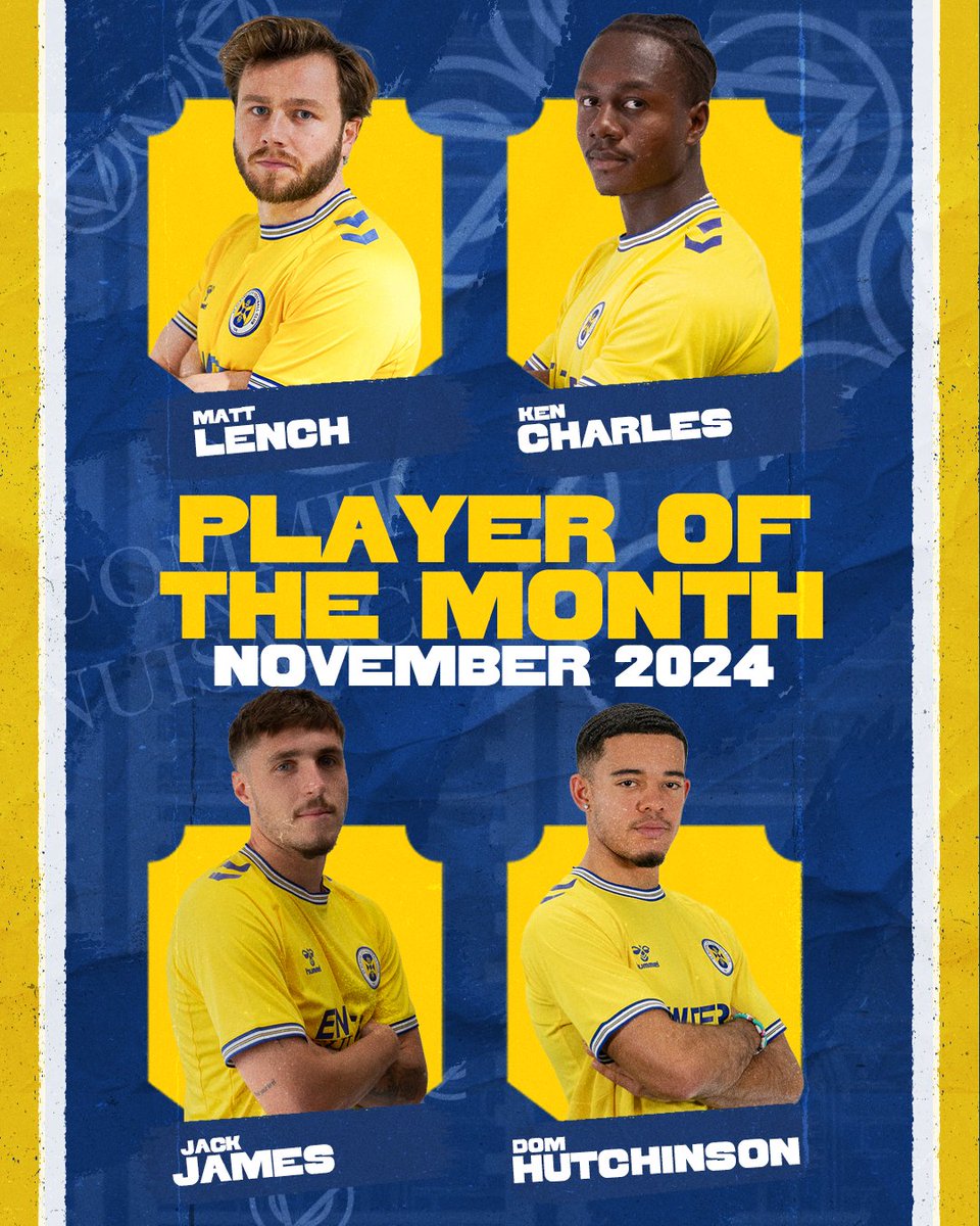 🏆 Time to pick your Men's Player of the Month

2️⃣ Jack James 
7️⃣ Ken Charles 
1️⃣4️⃣ Dom Hutchinson
2️⃣3️⃣ Matt Lench 

👉 Vote via the poll above

#COMEONYOUSAINTS 😇