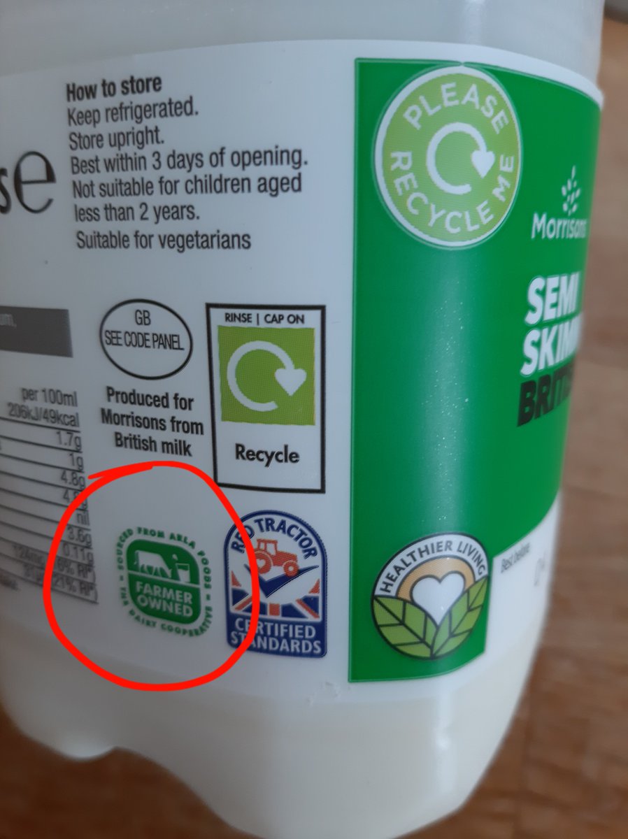 I will no longer be purchasing dairy products from <a href="/Morrisons/">Morrisons</a> <a href="/ArlaDairyUK/">Arla Dairy UK</a> @arla