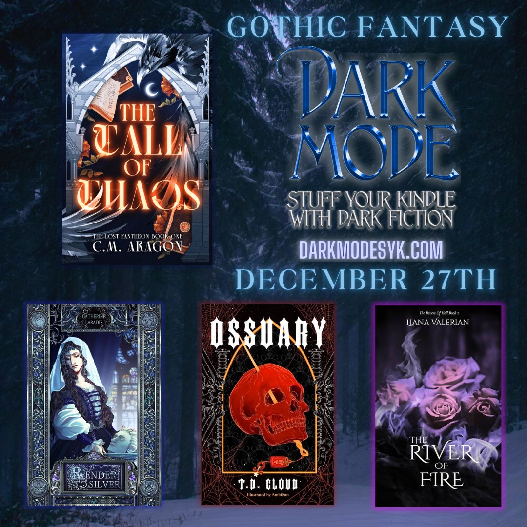 ✨ Stuff Your Kindle Dark Mode is Coming! ✨

🫀 GOTHIC FANTASY EDITION 🫀

The Call of Chaos will be joining these amazing books (along with hundreds more!) on Dec 27th -- Mark your calendars!

Check out the full list at: darkmodesyk.com 

🐦‍⬛ 🐦‍⬛ 🐦‍⬛
