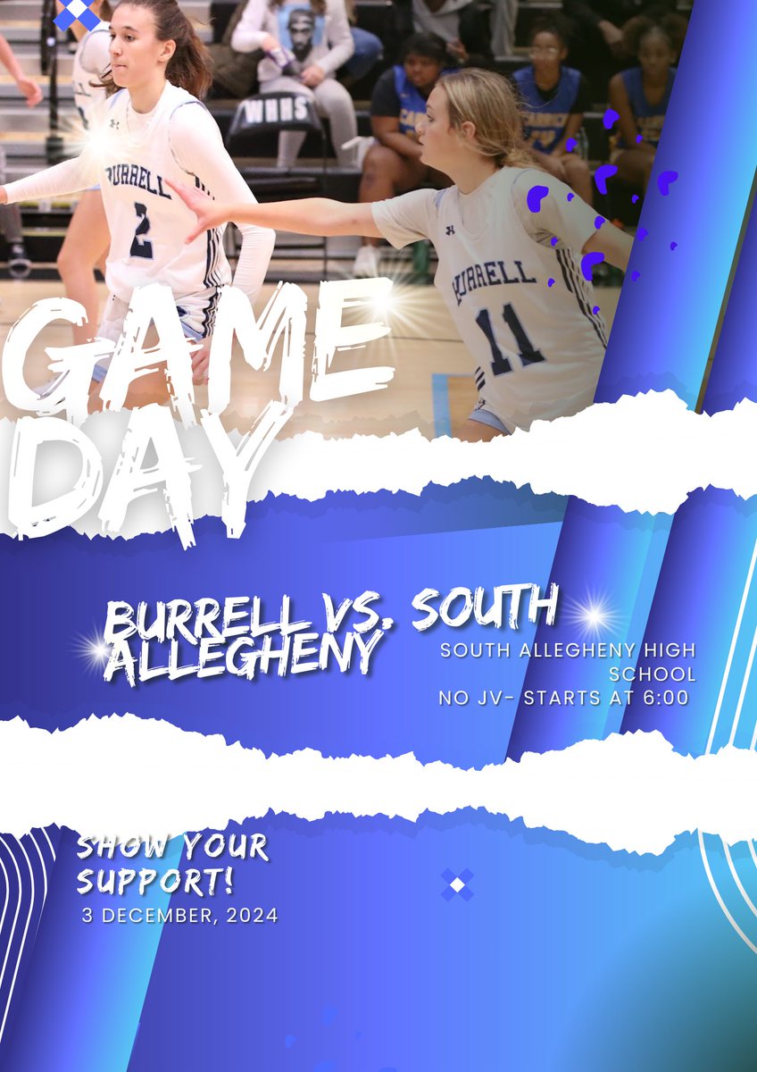 The Bucs are on the road tonight to South Allegheny, wish them luck! 
No JV- starts at 6:00