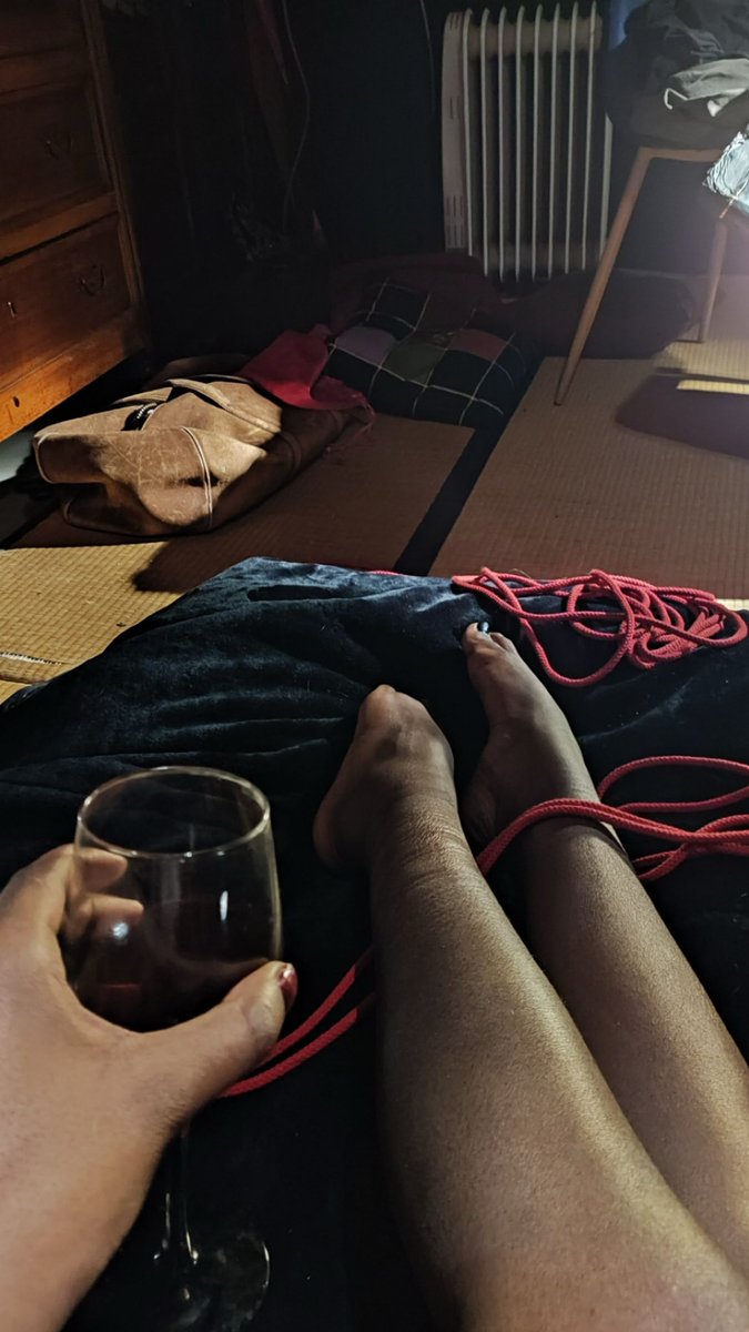 I’ve been practicing shibari lately. I will attend a new class really soon. I cannot wait to tie some souls down❤️

I love everything about it, the ritual, the aesthetic, the trust and control.

shibari ropes bdsm prettyfeet