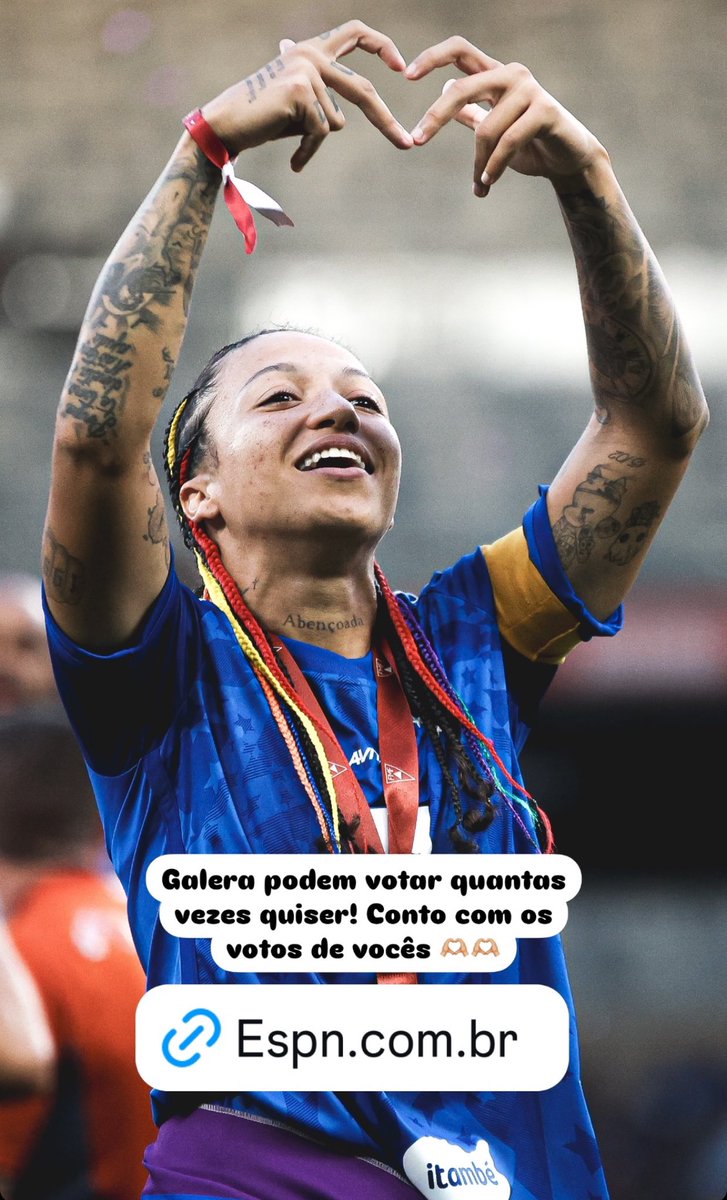 byancabrasil09's tweet photo. Você aí mesmo, já foi votar em mim hoje pra premiação do espn Bola de Prata ?! 👀

https://t.co/3CQOygV8fn https://t.co/lyobpjTmoS