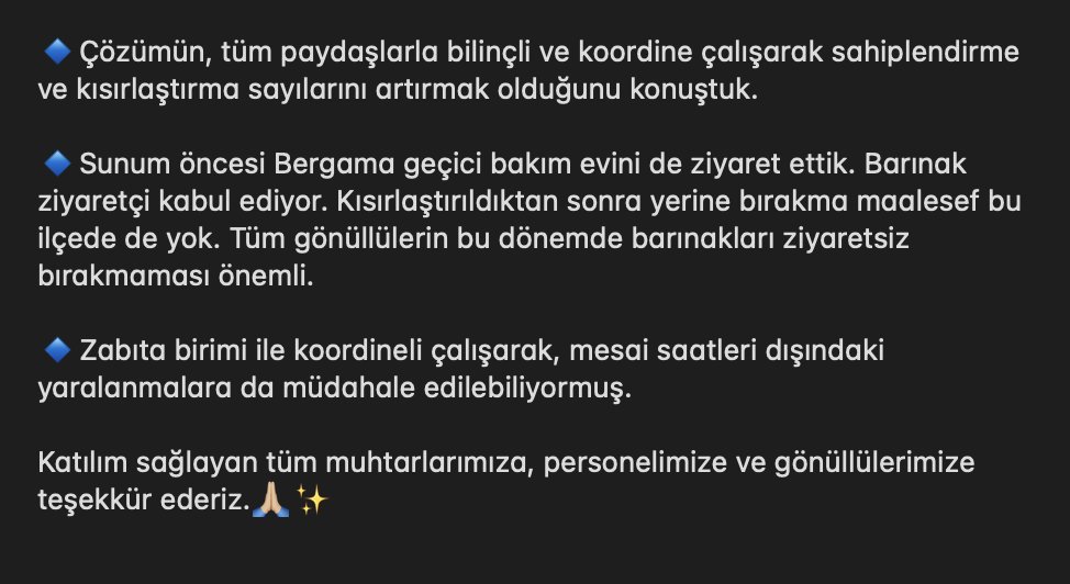 ► “Çözüm Mahallede” projesi kapsamında, Bergama muhtarlarımız, yerel gönüllüler ve veteriner işleri personelimizle bir araya geldik.

<a href="/bergamabel/">Bergama Belediyesi</a> 
@drtanjucelik 

#sokakhayvanları #hayvanhakları #kısırlaştırma #kısırlaştıraşılatyaşat #gönüllüler #afalinahayvanhaklarıtopluluğu