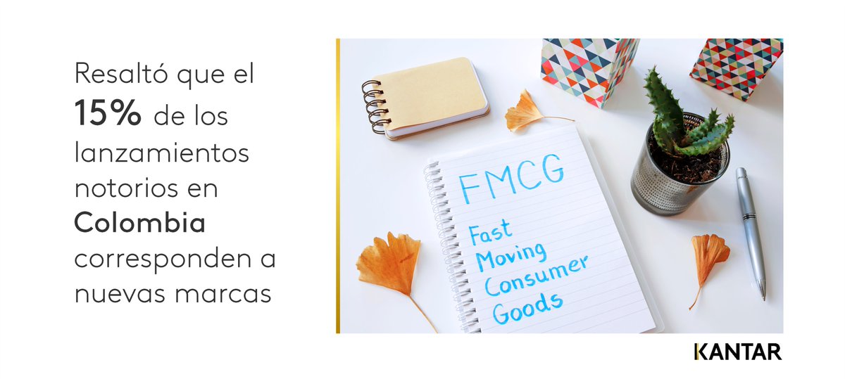 De acuerdo con el estudio sobre Desarrollo de Nuevos Productos (NPD) que mide el desarrollo de productos #FMCG, su éxito y las razones detrás de algunos fracasos, así como las #Innovaciones, #Colombia registró 15,302 lanzamientos en el último año.  Más en loom.ly/mz3cUcU