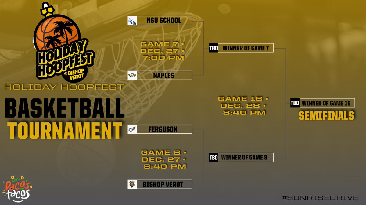 Holiday Hoopfest @ Bishop Verot High (@holidayhoopfest) on Twitter photo Official Bracket Release for the 2024 Holiday Hoopfest at Bishop Verot High School. <a href="/verotathletics/">VerotAthletics.org</a>
December 27-30.
<a href="/nphssports/">News-Press HS Sports</a> Official Bracket Release for the 2024 Holiday Hoopfest at Bishop Verot High School. <a href="/verotathletics/">VerotAthletics.org</a>
December 27-30.
<a href="/nphssports/">News-Press HS Sports</a>