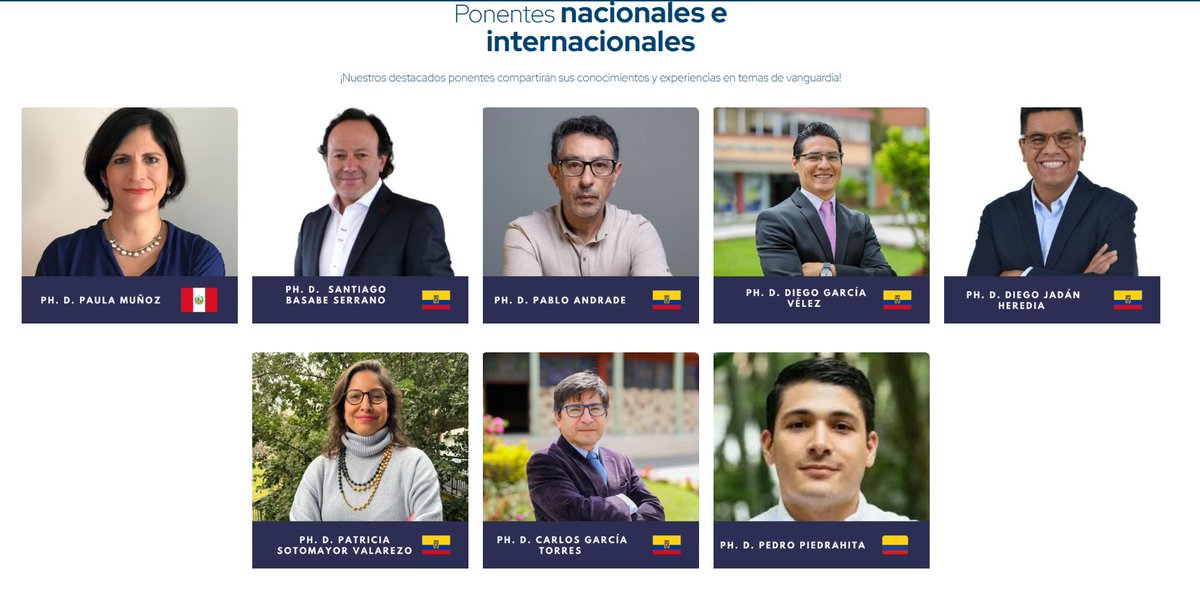Nuestros partners <a href="/PatySValarezo/">Paty Sotomayor Valarezo</a> y <a href="/SantiagoBasabeS/">@SantiagoBasabeS</a> participarán en el IV Congreso Ecuatoriano de Ciencia Política a partir del 4 de diciembre en la @UTPL 
¿Quieres saber más?👉: utpl.edu.ec/congreso-polit…
