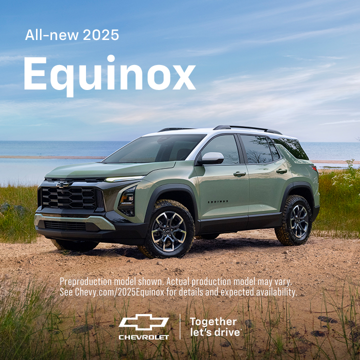 Visit Ron Ward Chevy in Herrin, IL for your next New Chevrolet Equinox