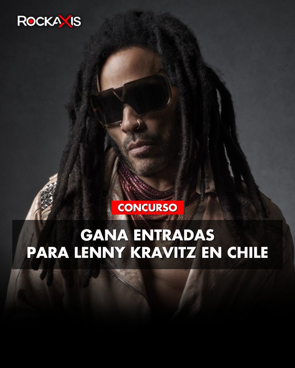 rockaxisoficial's tweet photo. 🎸 ¡Imperdible concurso!🌟

Ya estamos a nada para el inminente regreso de Lenny Kravitz a Chile. 🎤 Los días 4 y 5 de diciembre, el icónico músico estadounidense se presentará en el Movistar Arena como parte de su tour mundial promocionando "Blue Electric Light".

¿Quieres asistir a su presentación del jueves 5 de diciembre? participa aquí! 👉 https://t.co/fzCf47sFU6

Aún quedan entradas disponibles en @puntoticket

Produce: @dgmedios

#LennyKravitz #bluelectriclightour2024 #Concurso #Rockaxis
