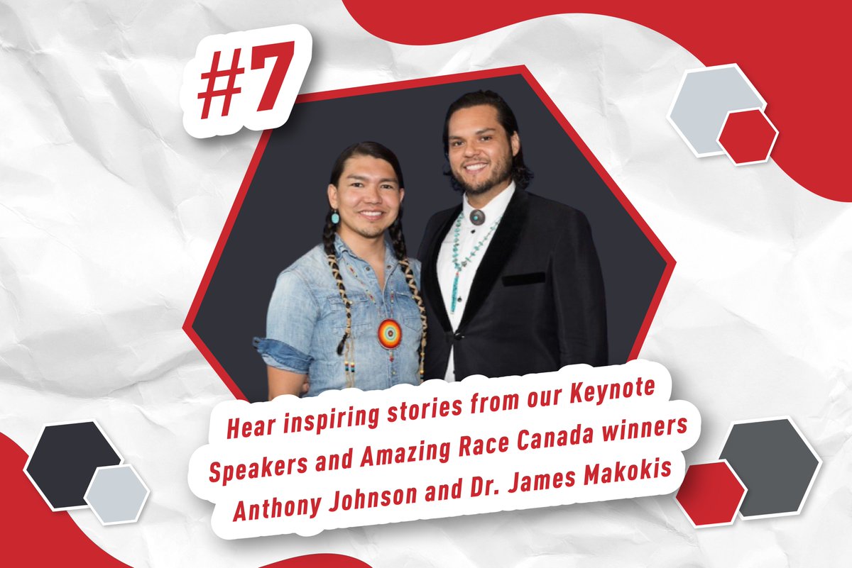 insideeducation's tweet photo. Our Celebration Dinner Keynote speeches always add an extra element of excitement & inspiration to the summit, and #Gener8Summit 2025 is no different!
Reason #7 to attend Gener8 - Hear incredible stories from #AmazingRaceCanada winners Anthony Johnson & Dr. James Makokis! ๐ฎ๐คฉ https://t.co/soAOIkFTLe