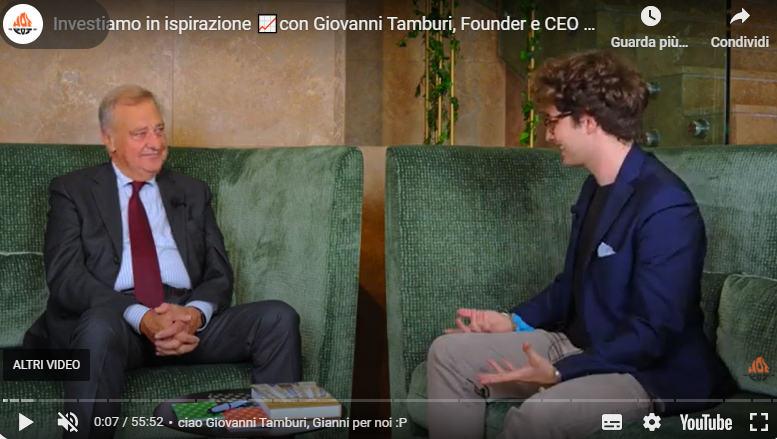 Tamburi Investment Partners (@tamburitip) on Twitter photo Investiamo in ispirazione - Intervista di Hotpot Italia a Giovanni Tamburi <a href="/TamburiTIP/">Tamburi Investment Partners</a>
Disponibile sul nostro canale YouTube: youtube.com/watch?v=B04mjv… Investiamo in ispirazione - Intervista di Hotpot Italia a Giovanni Tamburi <a href="/TamburiTIP/">Tamburi Investment Partners</a>
Disponibile sul nostro canale YouTube: youtube.com/watch?v=B04mjv…