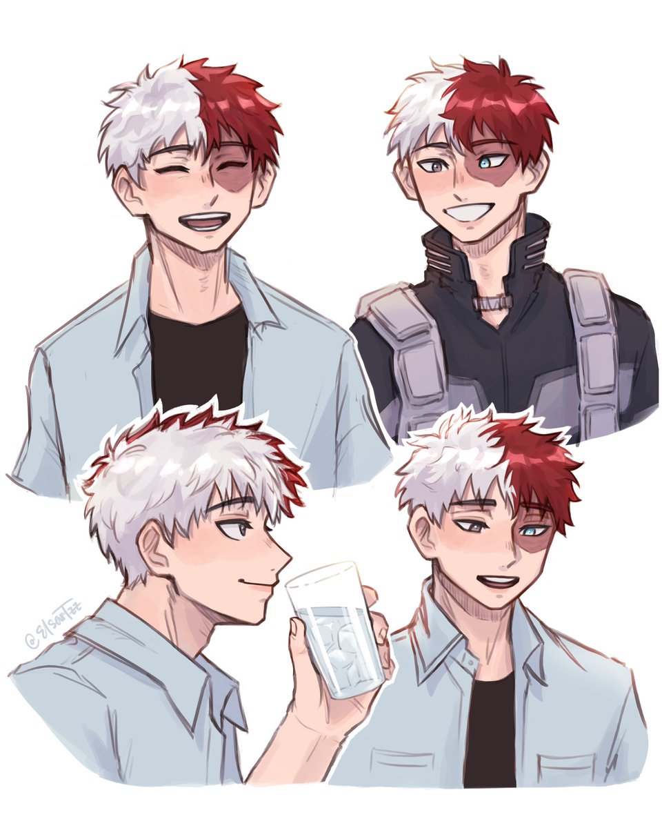 bro really went from “if I smile they’ll die??” to smiling 24/7 🥹🥹 #shototodoroki