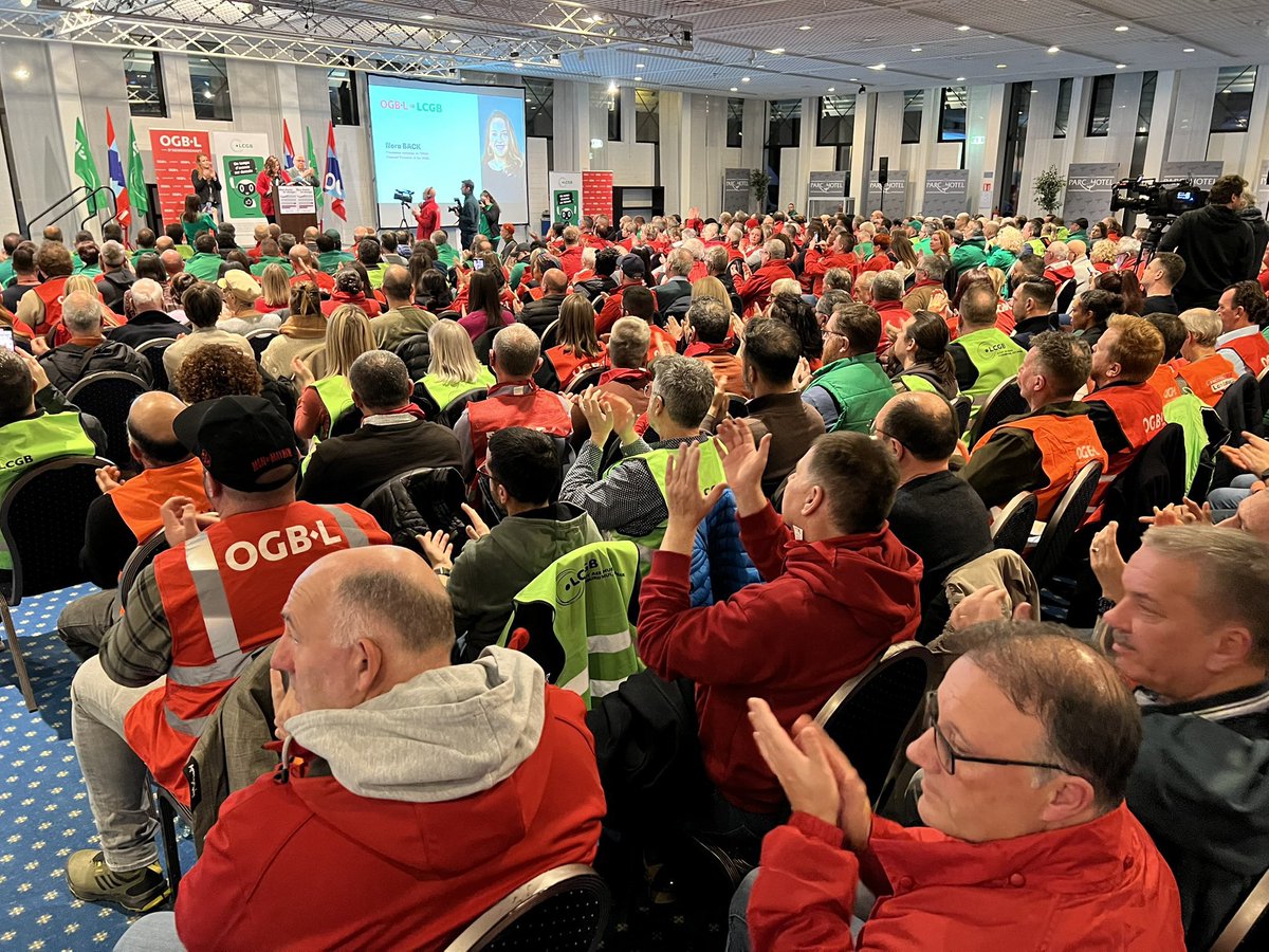 Tea Jarc (@teajarc) on Twitter photo Luxembourg’s government is attacking the rights of the trade unions.
I’ve joined the first action of the <a href="/OGBL_Luxembourg/">OGBL Luxembourg</a> and the <a href="/LCGB_Luxembourg/">LCGB</a> in the fight for collective bargaining and for the prerogative of the trade unions. ✊<a href="/etuc_ces/">EUROPEAN TRADE UNIONS</a> Luxembourg’s government is attacking the rights of the trade unions.
I’ve joined the first action of the <a href="/OGBL_Luxembourg/">OGBL Luxembourg</a> and the <a href="/LCGB_Luxembourg/">LCGB</a> in the fight for collective bargaining and for the prerogative of the trade unions. ✊<a href="/etuc_ces/">EUROPEAN TRADE UNIONS</a>
