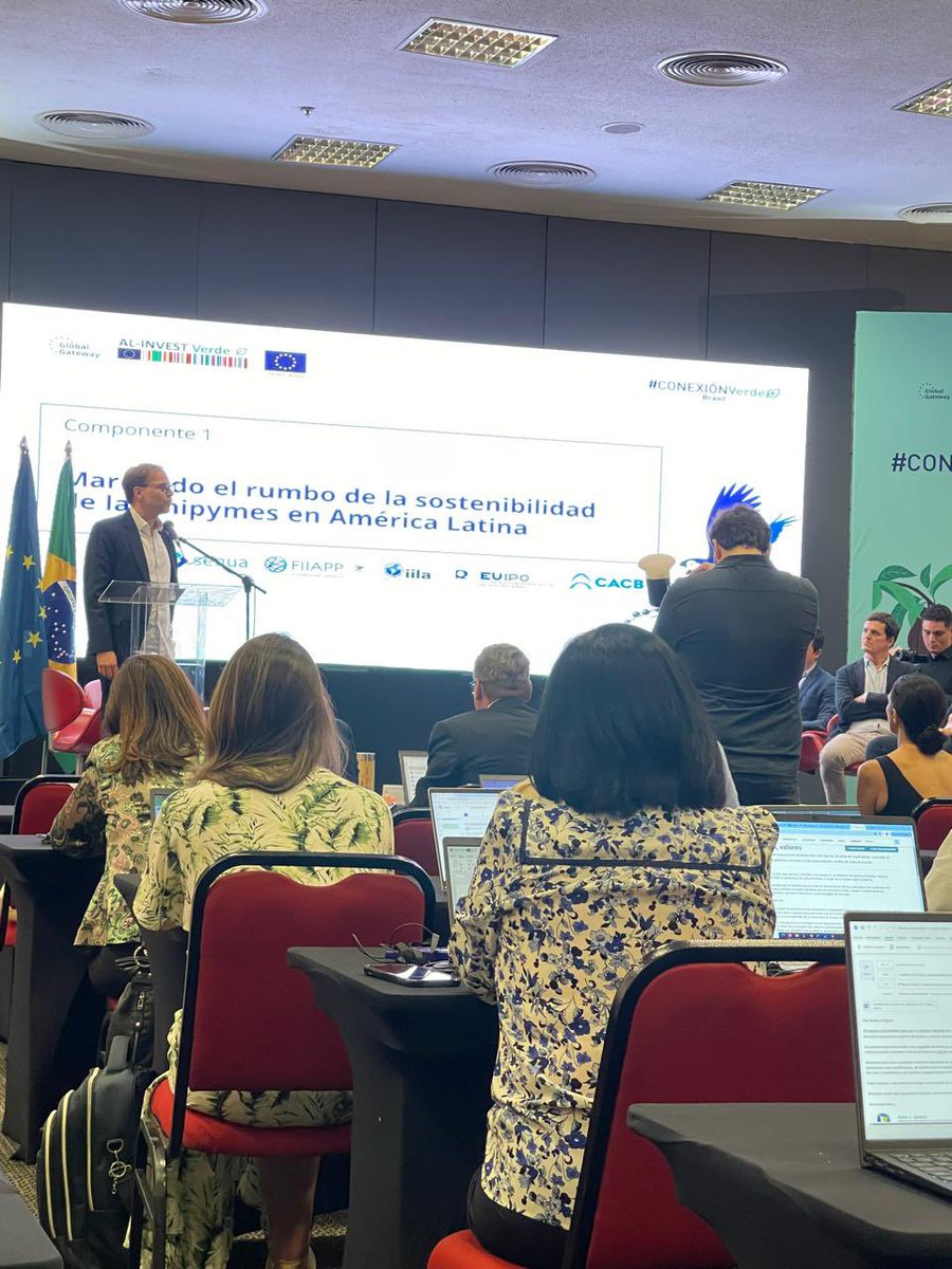 ADELLaUnion's tweet image. Este día estamos participando en #CONEXIONVERDE Brasil en el marco del @ALINVESTVerde con el apoyo de @UEenElSalvador