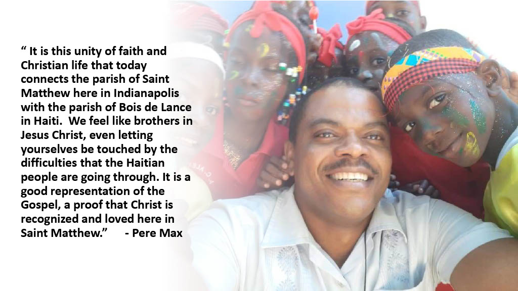 SPECIAL MESSAGE FROM PERE MAX! Haiti Sponsorship Weekend is THIS WEEKEND! Please come to Mass at St. Matthew and learn how you can support our Sisters and Brothers in Bois de Lance, Haiti.
 youtu.be/rMkB6PScN4w?si… via <a href="/YouTube/">YouTube</a>