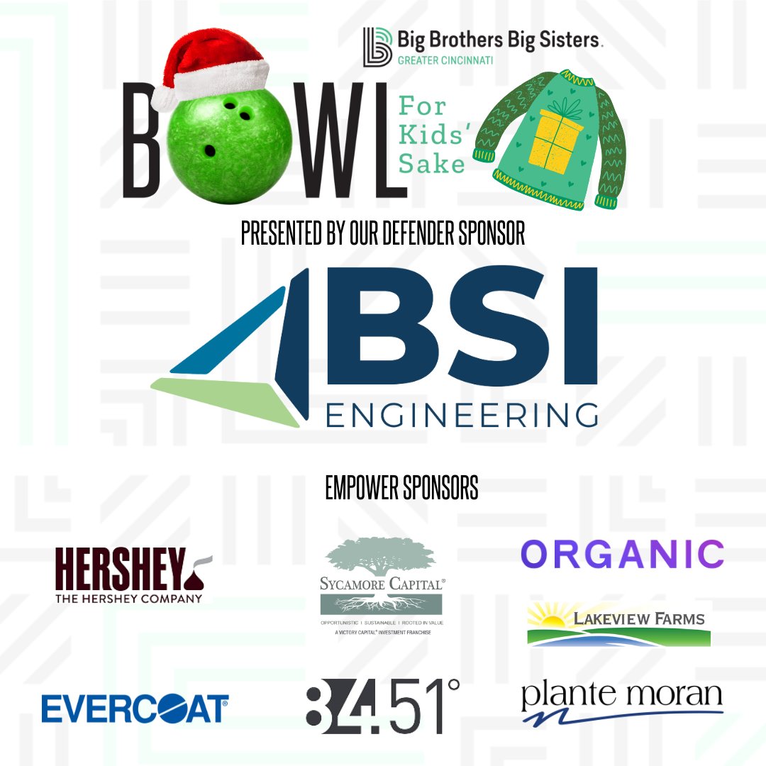 The day is here—our 2024 BFKS Ugly Sweater Party! We’re incredibly grateful to our sponsors for making events like this possible. Your support truly makes a difference in igniting the potential of youth in Greater Cincinnati! 💚
#BiggerTogether