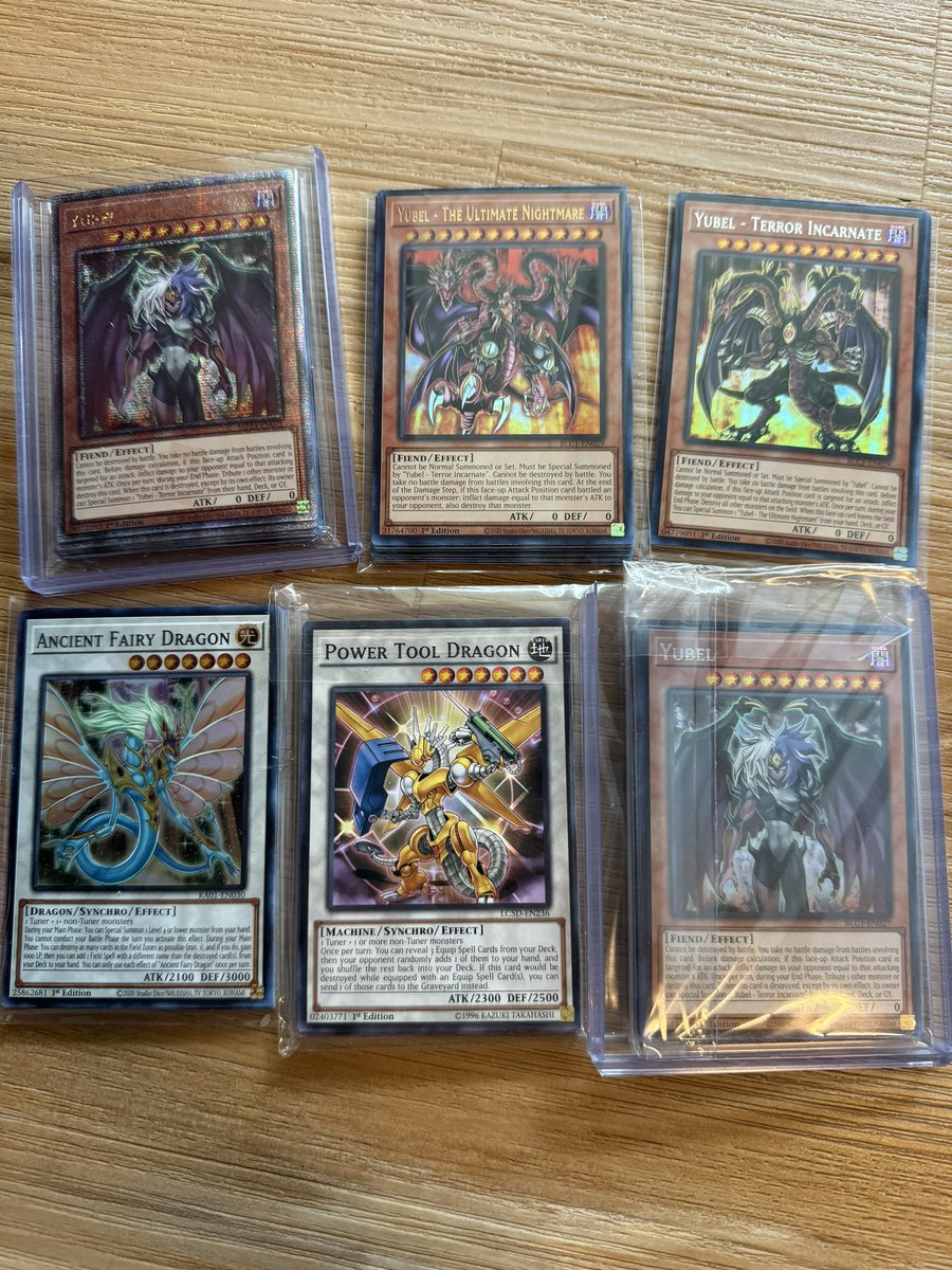 BEHOLD. My Yu-Gi-Oh card collection. Yes, I voiced Yubel, Leo and Luna.  Make your inner child happy and get yours signed live next week! Info:  https://t.co/BDM7Uvi6fS