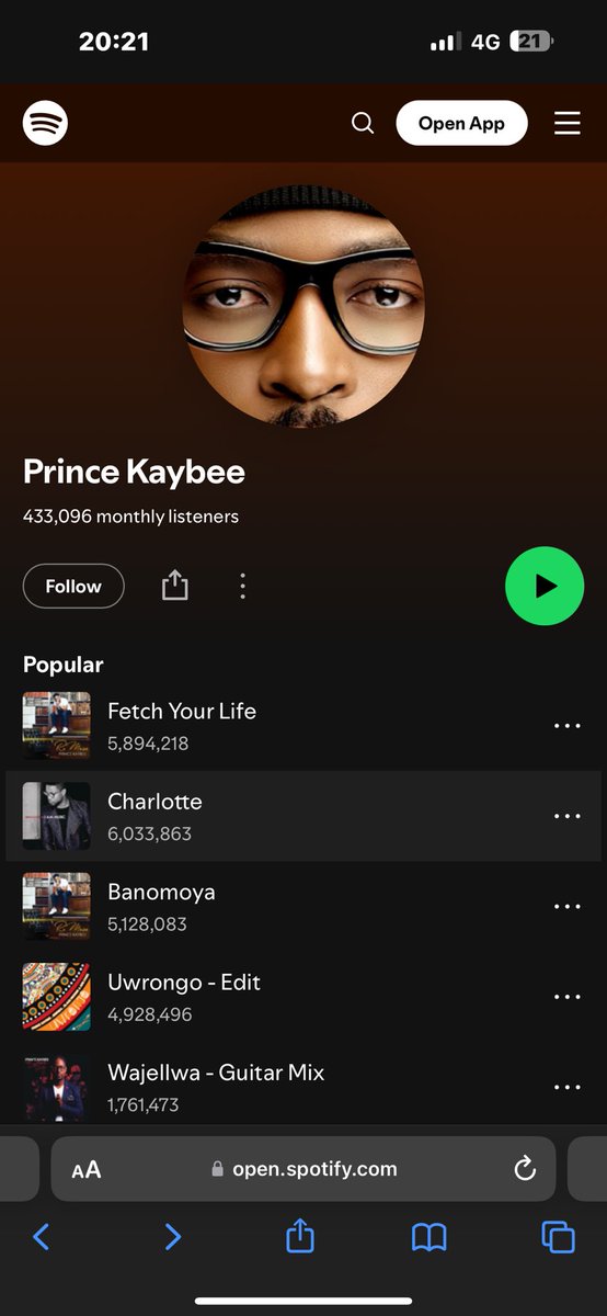 KabeloMusic's tweet image. Its crazy how “Charlotte” recently surpassed my entire catalog being the most listened to song. Why yall listening to old songs?🫤