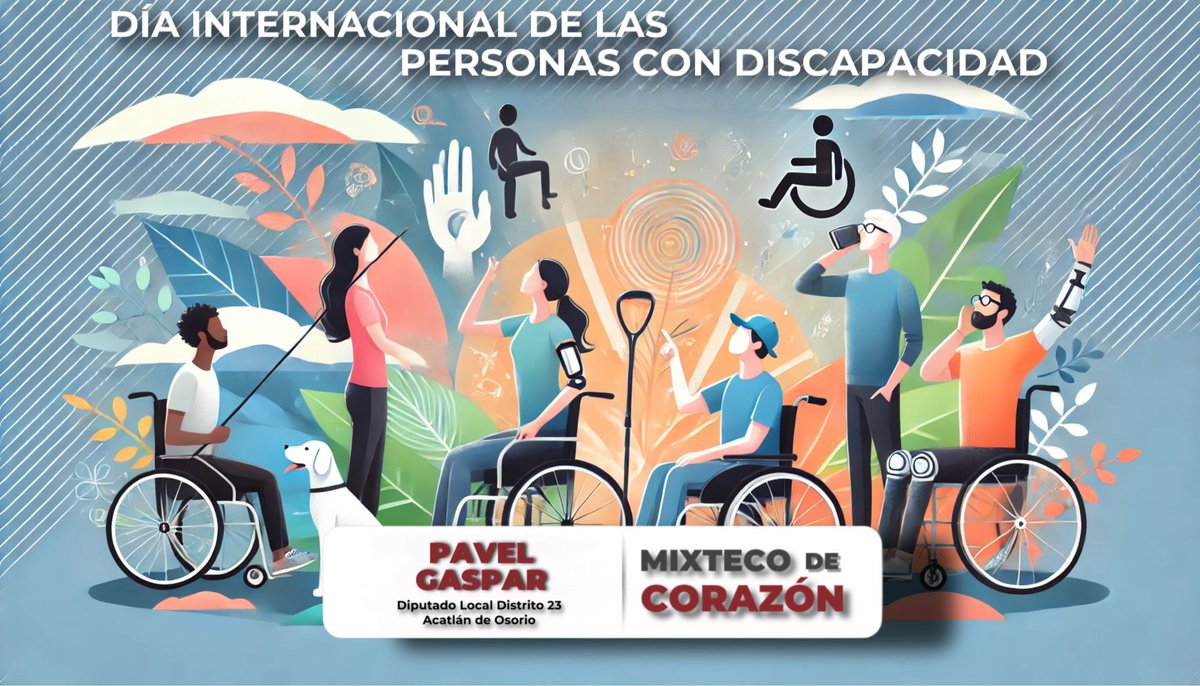 SoyPavelGaspar's tweet photo. 🌍 Hoy, en el Día Internacional de las Personas con Discapacidad, reafirmamos nuestro compromiso por una sociedad más inclusiva y accesible. ♿✨ Sigamos trabajando juntos para eliminar barreras y garantizar derechos para todos. 💜
#Inclusión #CompromisoSocial #Distrito23 https://t.co/LpEYNtykvk