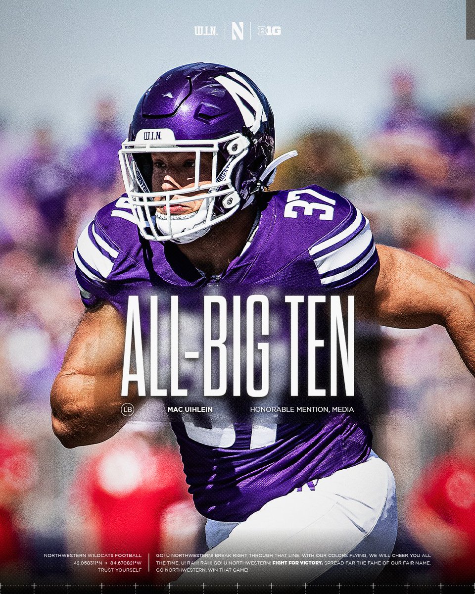 Mac Uihlein: All-Big Ten 🏅

#GoCats
