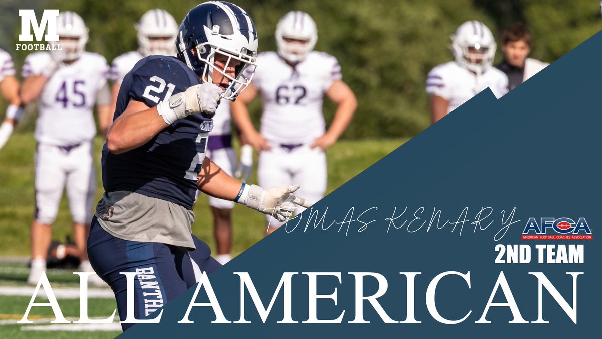 Congratulations to Thomas Perry &amp; Tomas Kenary for being named to the D3 AFCA All American Team!  

#1and0