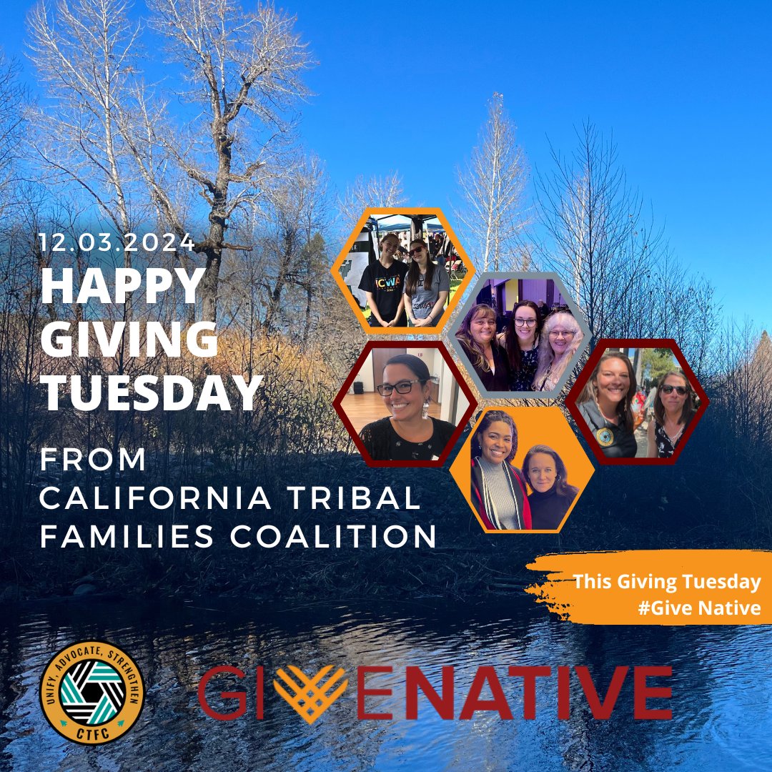 CalTribalFam's tweet image. Happy Giving Tuesday from CTFC! Remember to #GiveNative today. 
#GivingTuesday