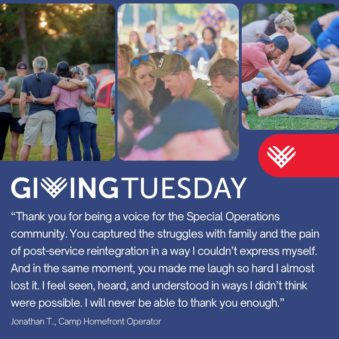 allsecure_'s tweet photo. This #GivingTuesday, let’s come together to honor the battles our Special Operations warriors and their families.

Help us provide the care and support they deserve. Because they fought for us - now it’s our turn to fight for them.

https://t.co/FGfc8rxWIn #givingtuesday https://t.co/FdjRxNMBFr