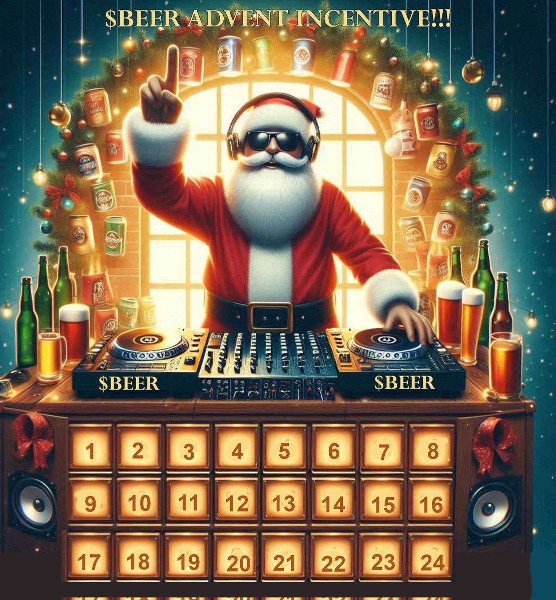 🎄 $BEER Advent Calendar Winners! 🎄

Day 1: <a href="/rdeepanraj/">Deepan Raj</a> 🥳 Won $BEER PIXEL NFT for minting 1 $BEER Pixel NFT to get 1 FREE!

Day 2: <a href="/rdeepanraj/">Deepan Raj</a> 🎅 Earned Rare PEPE Cult NFT for their festive $BEER meme!

The fun continues! Don’t miss Day 3's task—check it out in our Discord and